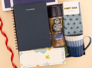 Sip & Schedule hamper