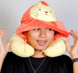 animal hoodie neck pillows