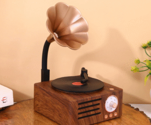 gramophone style Bluetooth speakers