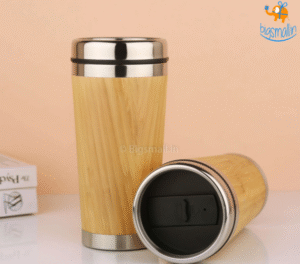 personalized bamboo flask