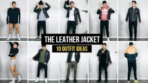 10 Ways to Style a Black Leather Jacket for Men