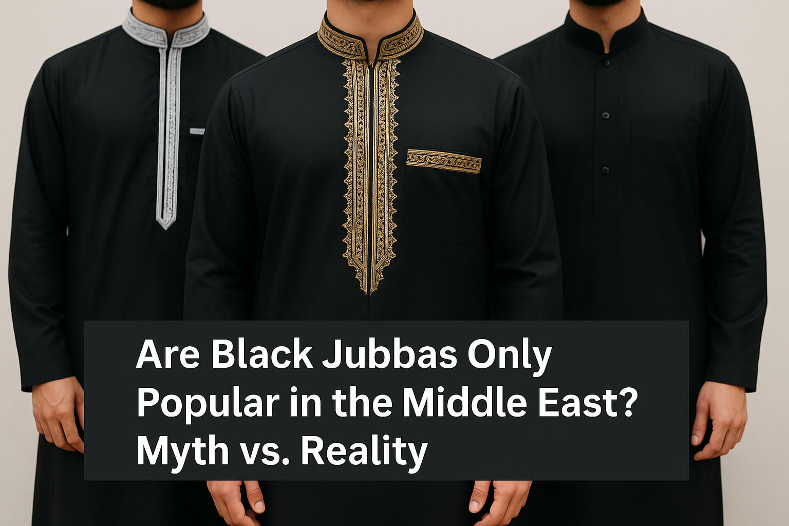 Are Black Jubbas Only Popular in the Middle East Myth vs. Reality