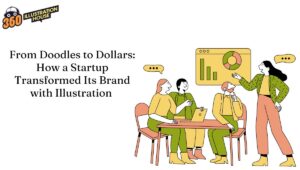 From Doodles to Dollars How a Startup Transformed Its Brand with Illustration