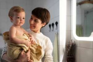 Infant bath towels