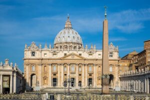 Sightseeing in Vatican City at the Basilica of St. Peter