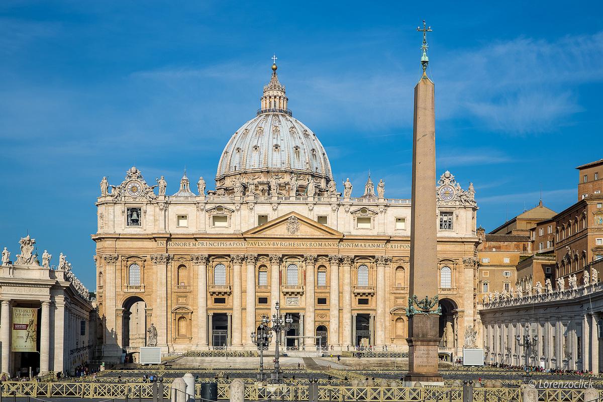 Sightseeing in Vatican City at the Basilica of St. Peter