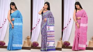 mul cotton sarees