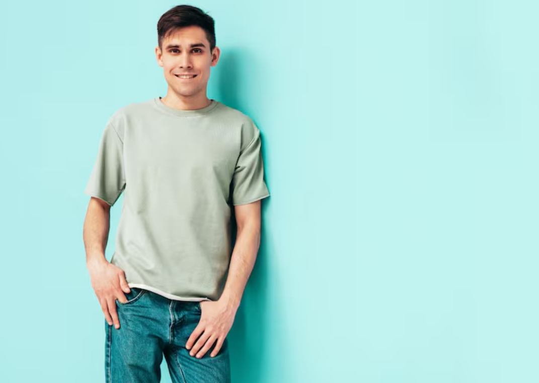 plain cotton t-shirt for men