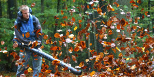 leaf blower for dryer vent cleaning