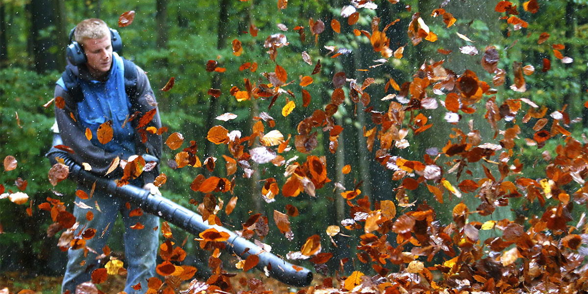 leaf blower for dryer vent cleaning