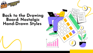 Back to the Drawing Board Nostalgic Hand-Drawn Styles