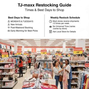 TJ Maxx Restocking Guide – Times & Best Days to Shop