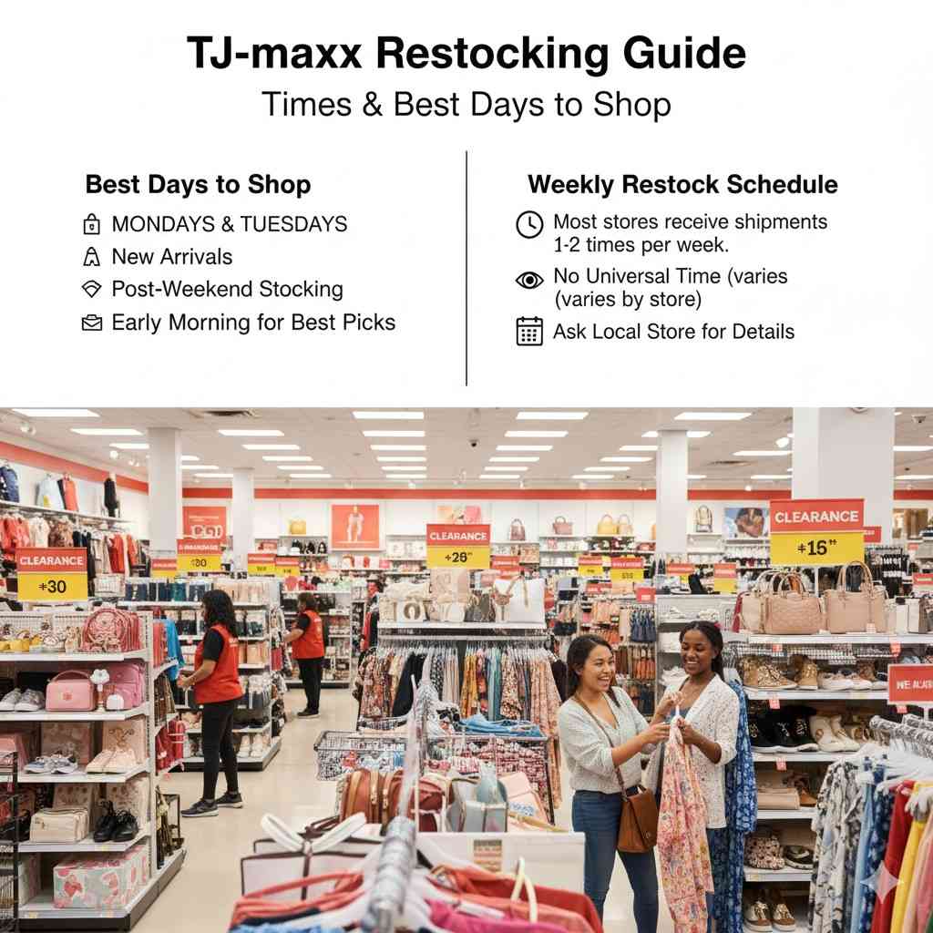 TJ Maxx Restocking Guide – Times & Best Days to Shop