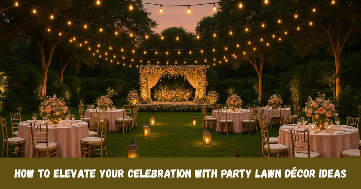 How to Elevate Your Celebration with Party Lawn Décor Ideas